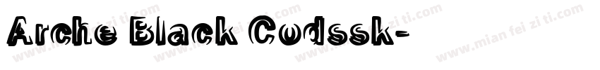 Arche Black Codssk字体转换